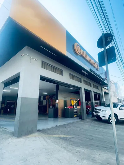 Fachada da Boa Viagem Pneus no bairro Canaã, em Sete Lagoas